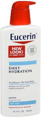 Eucerin Daily Hydration Moisturizing Lotion 16.9 Ounce (Pack of 4)(Packaging May Vary)