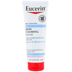 Eucerin Skin Calming, Fragrance-Free Creme 8 oz 8 Ounce (Pack of 1)