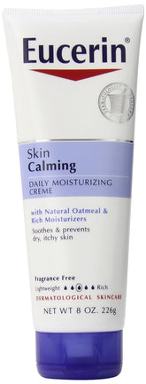 Eucerin Skin Calming Daily Moisturizing Creme, 8 Ounce