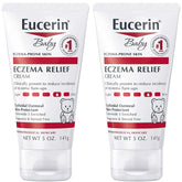 Eucerin Baby Eczema Relief Body Cream - Steroid & Fragrance Free for 3+ Months of Age - 5 oz. Tube (Pack of 2)