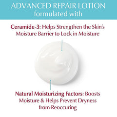 Eucerin Skin Care Set, Advanced Repair Lotion, Unscented Body Lotion for Dry Skin, 16.9 Fl Oz Eczema Relief Body Cream, Eczema Cream with Colloidal Oatmeal (Skin Protectant), 8 Oz