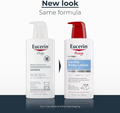 Eucerin Baby Body Lotion, Hypoallergenic and Fragrance Free Baby Lotion with Pro-Vitamin B5 and Shea Butter, 13.5 Fl Oz Bottle