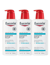 Eucerin Lotion Intensive Repair 16.9 Ounce Pump (500ml) (3 Pack)