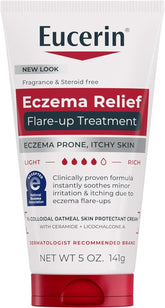 Eucerin Eczema Relief Flare-up Treatment - Provides Immediate Relief for Eczema-Prone Skin - 5 oz. Tube
