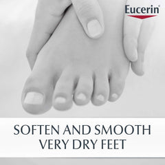Eucerin Advanced Repair Foot Cream, Unscented Foot Cream for Dry Feet and Heels, 3 Oz Tube, Pack of 1