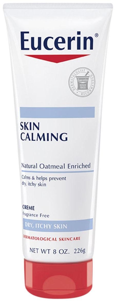 Eucerin Skin Calming, Fragrance Free Crème, 8 Oz