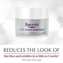 Eucerin Sensitive Skin Experts Q10 Anti-Wrinkle Face Creme 1.70 oz ( Pack of 5)