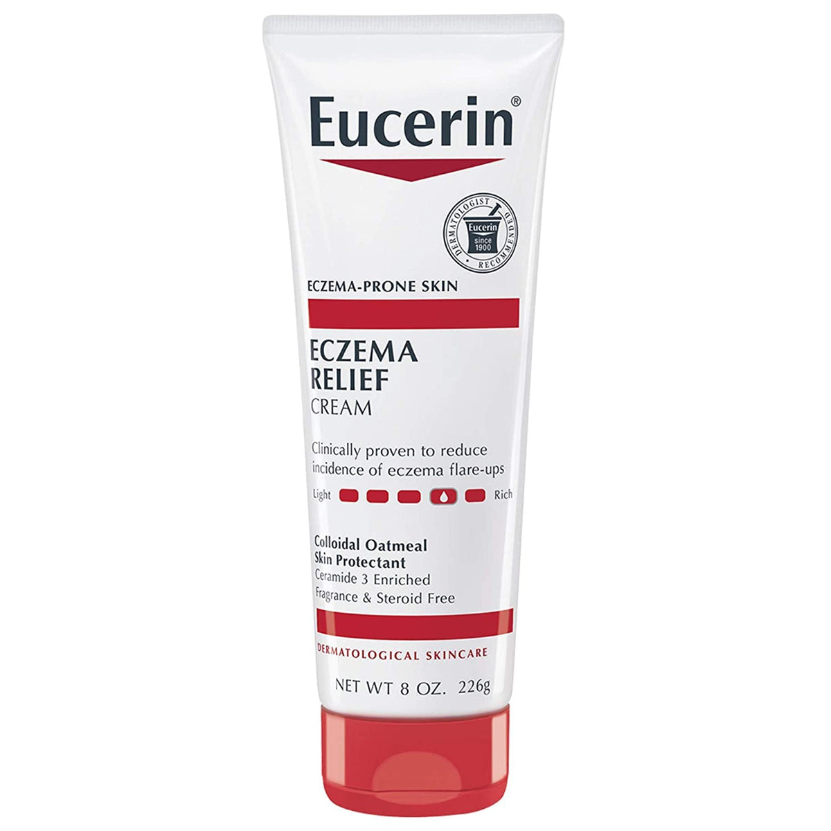 Eucerin Eczema Relief Body Creme 8 oz (Pack of 7)