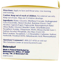 Eucerin Sensitive Skin Experts Q10 Anti-Wrinkle Face Creme 1.70 oz (Pack of 11)