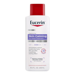 Eucerin Itch Relief Intensive Calming Lotion, Itch-Relieving Lotion for Sensitive Dry Skin, 8.4 Fl Oz Bottle