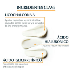 Eucerin Protector solar facial anti edad con ácido hialurónico FPS 50+, Sun, 50 ml