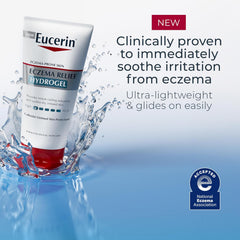Eucerin Eczema Relief Hydrogel for Dry,Itchy,Eczema-Prone Skin,Fragrance Free and Steroid Free Body Moisturizer for Dry Skin,5 Fl Oz Tube,(Pack of 2)