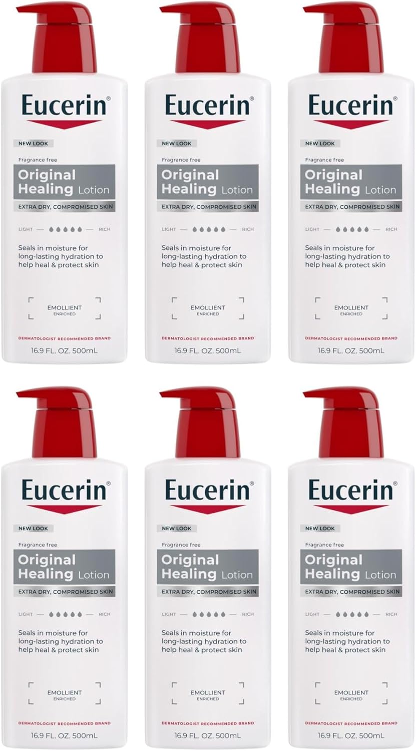 Eucerin Original Healing Lotion 16.90 Oz (Pack of 6)