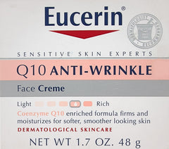 Eucerin Sensitive Skin Experts Q10 Anti-Wrinkle Face Creme 1.70 oz ( Pack of 3)