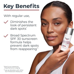 Eucerin Radiant Tone Daily Face Lotion with SPF 30, Dark Spot Corrector with Thiamidol, Face Moisturizer Helps Visibly Reduce the Look of Persistent Dark Spots, All Skin Types, 1.7 Fl Oz Bottle